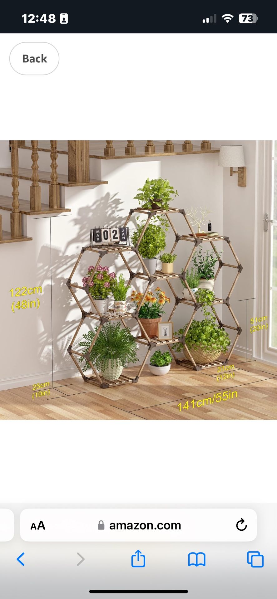Allinside Hexagonal Plant Stand