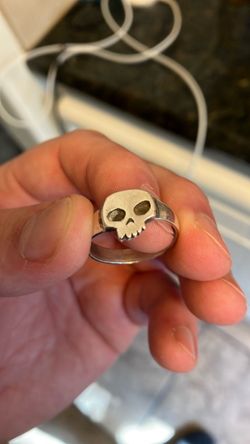 Zero skateboards sterling silver ring