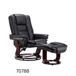 Recliner Lounge Chair With Ottoman 