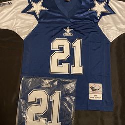 Men's Deion Sanders Navy Dallas Cowboys Legacy Jersey🏈