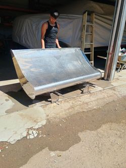 Wind breaker top wing for a semi truck