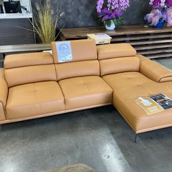 Leather Match Sectional Sofa Set