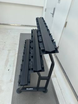 Technogym 3 Tier saddle Rack 10 Pairs