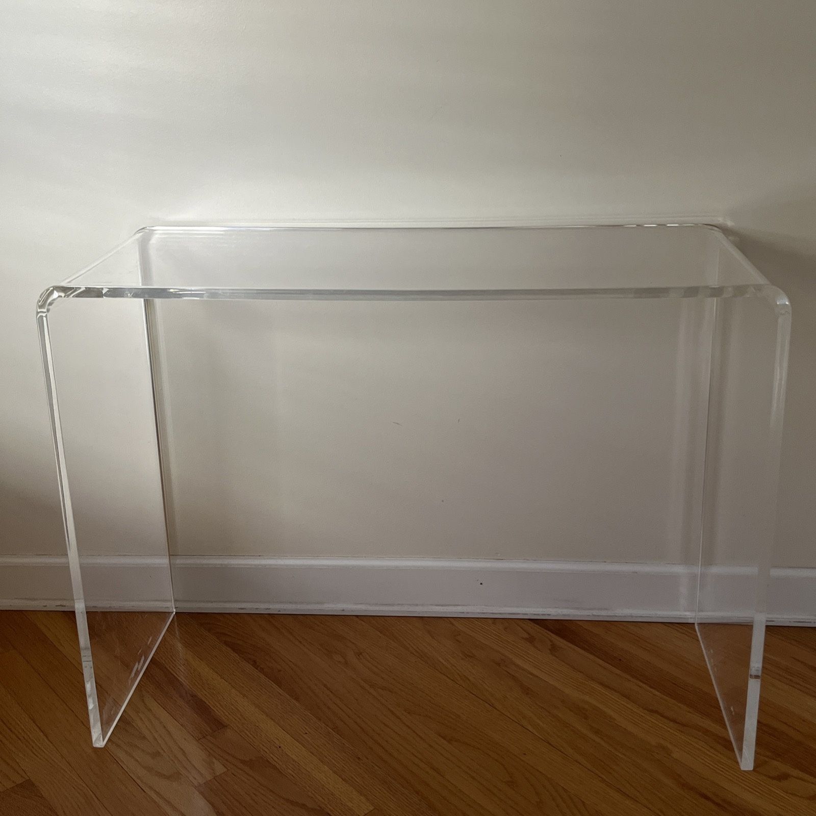 Acrylic Console Table Clear Acrylic End Table 38x15x29 Inch