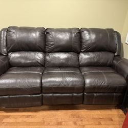 Leather Sofa Set , Recliner 