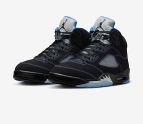 Jordan 5 retro black university blue 2026