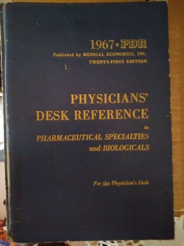 1967 P D R Physician S Desk Reference For Sale In Albuquerque
