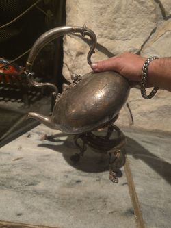 Antique tea kettle