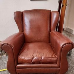 Brown Leather Office Chair