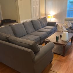 Sectional Dark Grey Couch