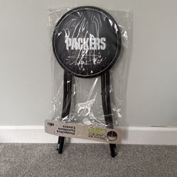 Charles Woodson Signed Packers Stool