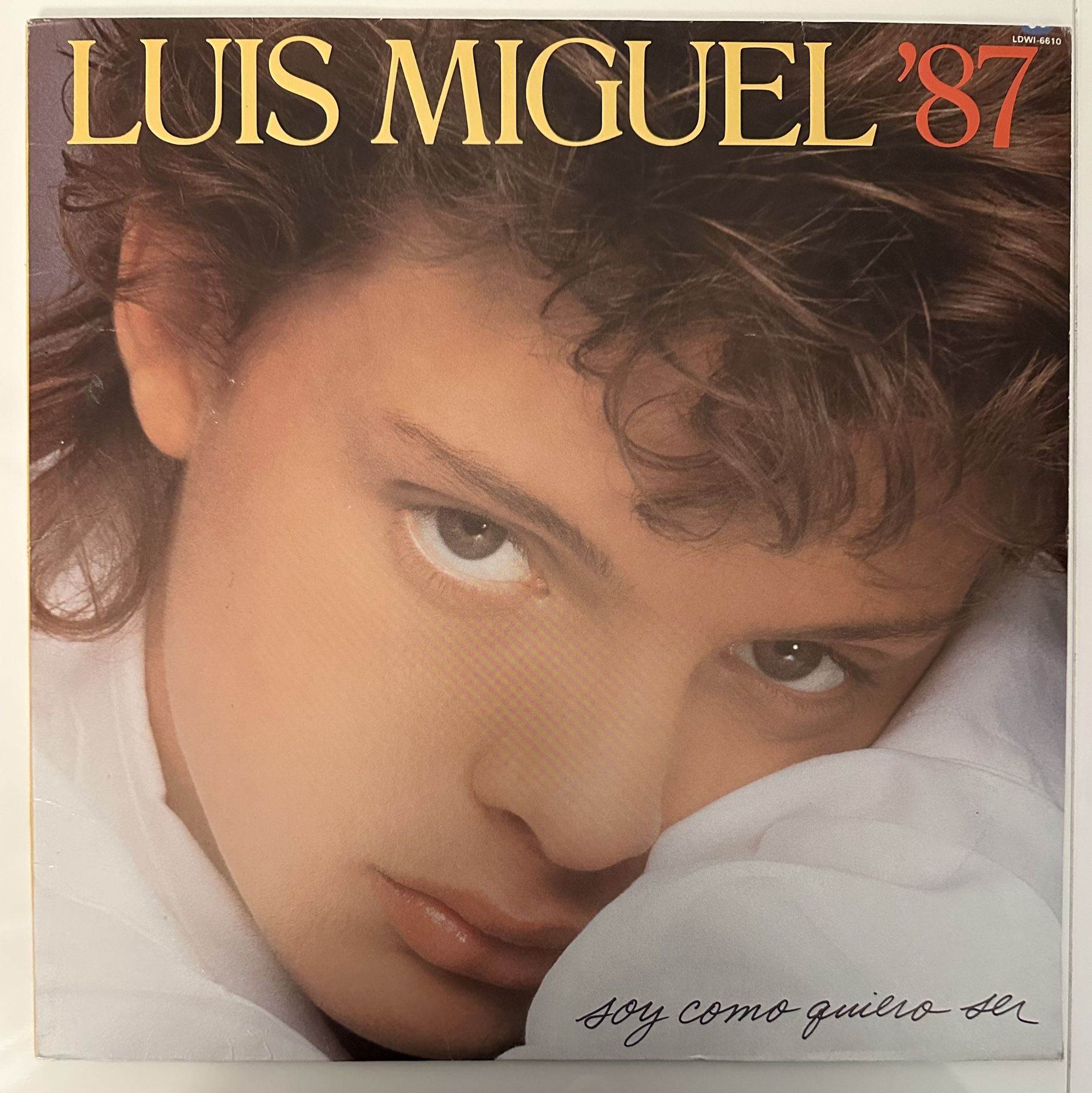 Luis Miguel - Soy Como Quiero Ser (1 x LP, Vinyl, Vinilo, 1987, Mexico, EX)