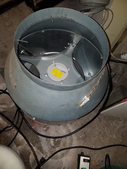 12 inch inline fan and can air 4ft carbon filter
