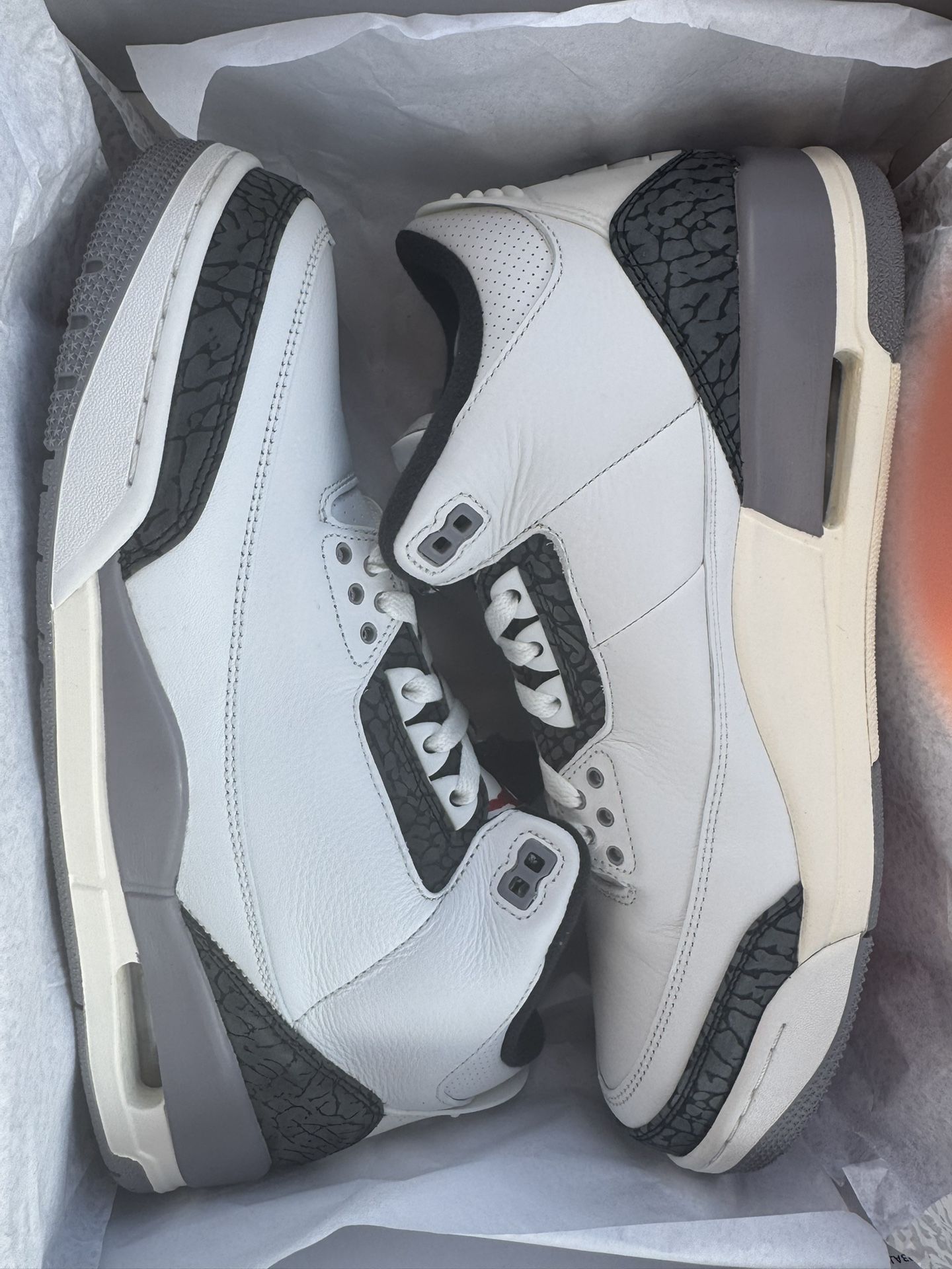 Jordan Retro 3 Grey Cement Size 12.5