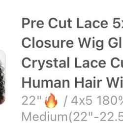 22 Inch Glueless Wig