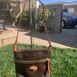 Dooney And Burke Shoulder Brown Purse