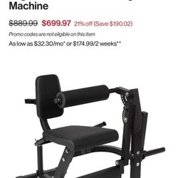 Leg Extension And Hamstring