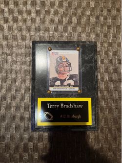 Terry Bradshaw mounted card