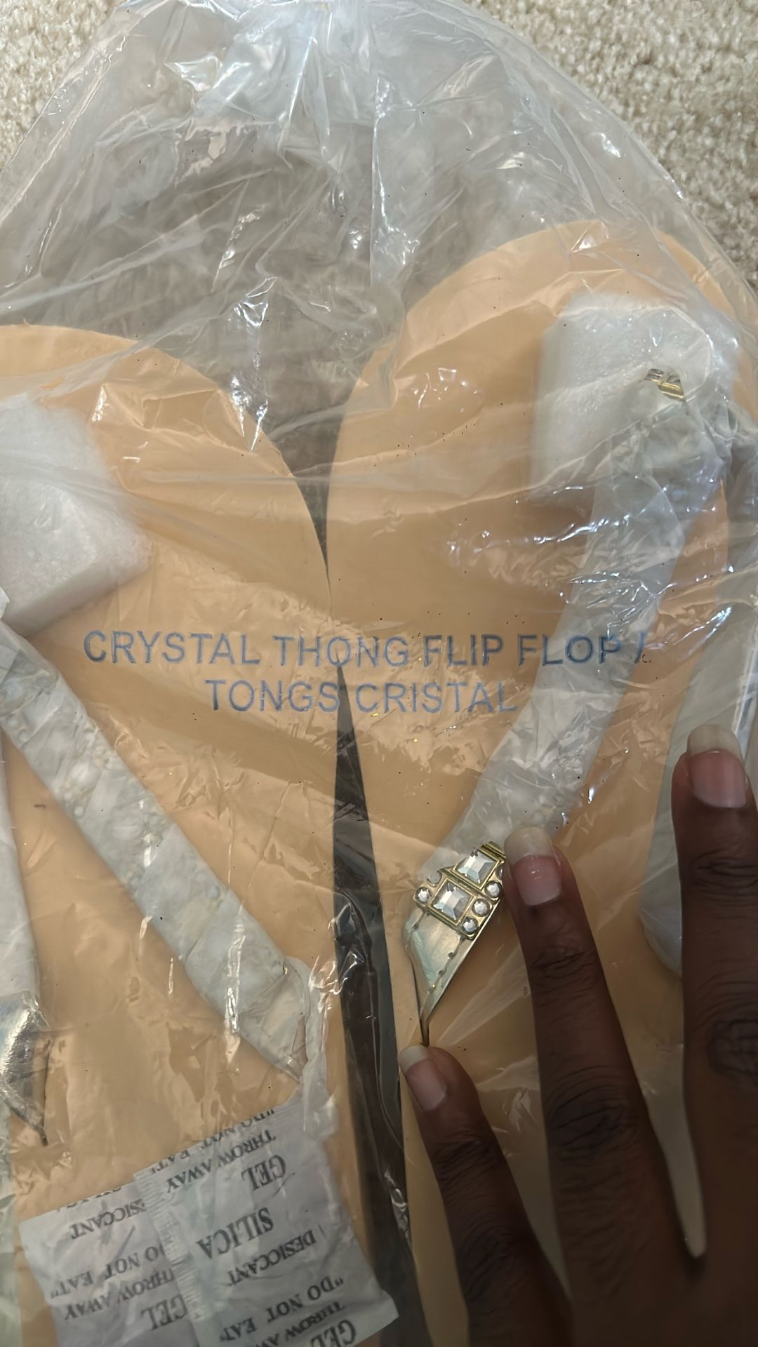 Crystal Thong flip Flops
