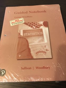 Statistics. Guided notebook. Woodbury.