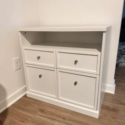 Sauder Craft Pro Series Storage Cabinets (White) - Office or Craft Room Drawer