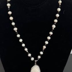 Gorgeous Necklace marked LUC 925 Silver just $25 