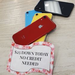 Apple IPhone Xr Unlocked For All Carriers - $1 Down Today, No Credit Required (PROMOTION FROM 6/21 TO 7/5)