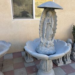 New Fountain Made Out Of Cement Perfect Gift 🎁 