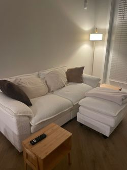 White couch