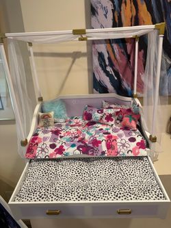 Retired American Girl Trundle Bed