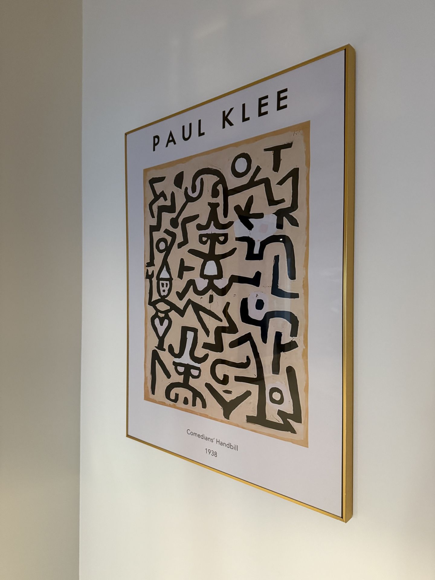 Paul Klee Art Including Gold Metal Frame 24 X 32 Wall Art