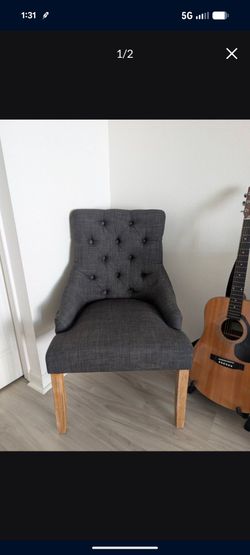 Grey color armchair