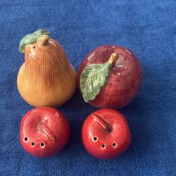 Porcelain Fruit, Salt And Pepper