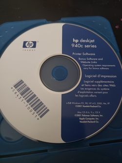 HP deskjet 940c series software