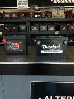 Car batteries