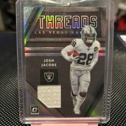 2020 Josh Jacobs Optic Threads Jersey Card🔥