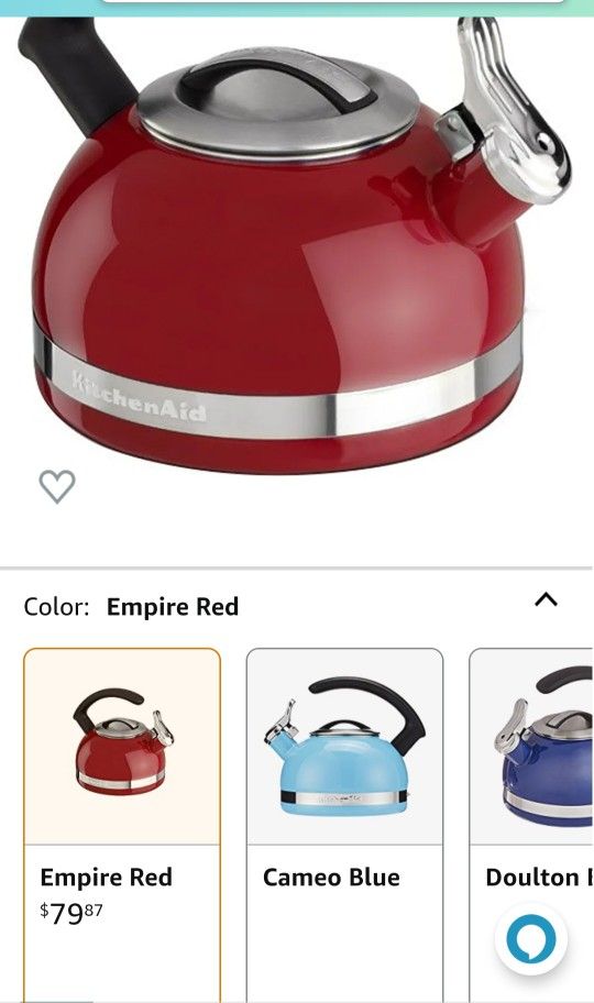 Kitchenaid Tea Kettle Red