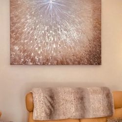 Starburst Modern Metallic   Wall Art