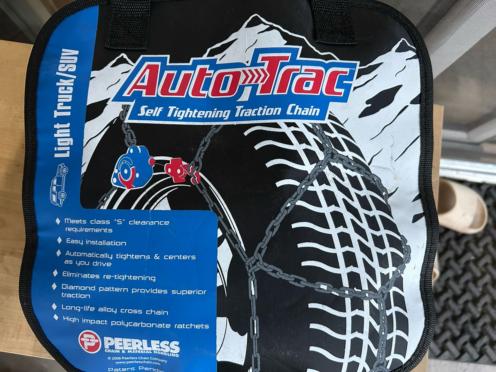 Auto Trac Self Tightening Traction Chains (set Of Two Chains)