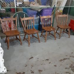 For Wood Chairs Very Good Condition