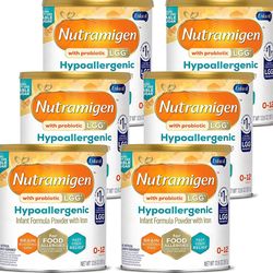 Enfamil Nutramigen Hypoallergenic infant formula powder, 12.6 oz (Case of 6)