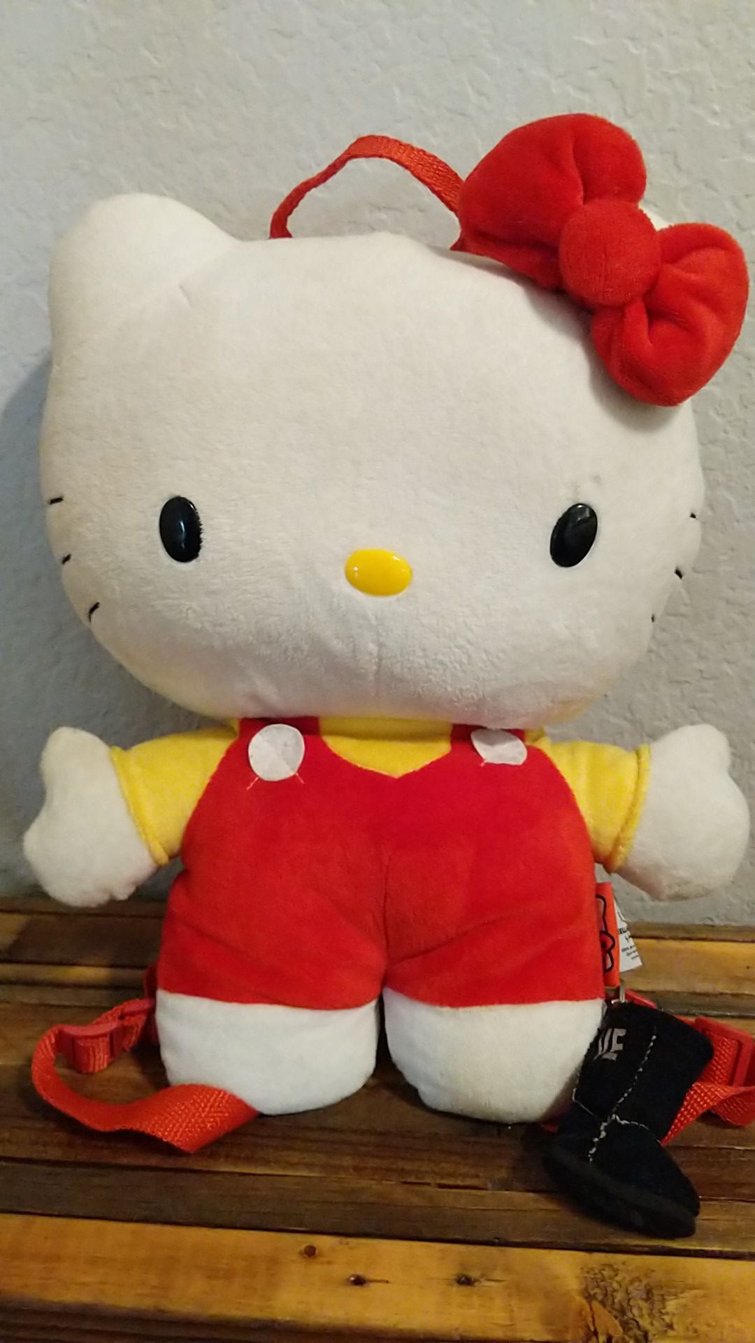Hello Kitty stuffed animal backpack