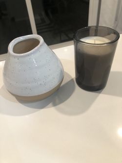 Vase and Candle