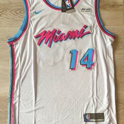 NWT Official NBA Nike Miami Heat " Vice City" Jersey Herro #14