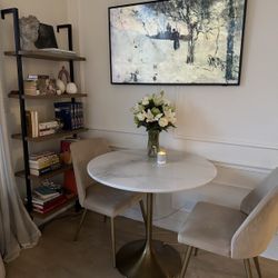 Upholstered World Market Leilani Dining Chairs 