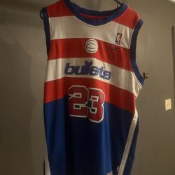 Throwback Bullets Jordan Jersey 