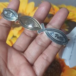 Family Hope Faith Stretchable Bracelet 