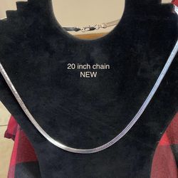 New 20 Inch Herringbone Chain  Very Nice Last One 