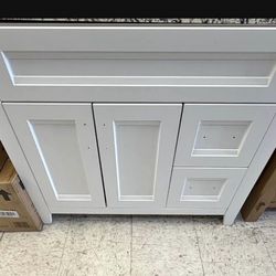 Home Decorators Collection Ridge 36 in. W x 22 in. D x 34 in. H Bath Vanity Cabinet without Top in W