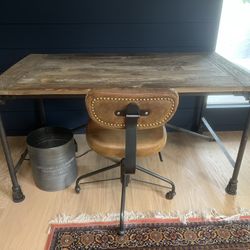 Industrial Desk & Chair